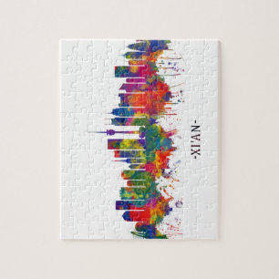 Xi'an China Skyline Puzzle