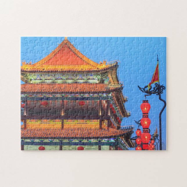 Xi'an City Wall Gebäude Puzzle (Horizontal)