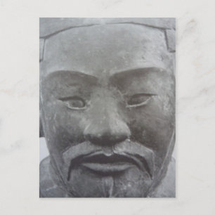 xi'an-Kriegergesicht Postkarte