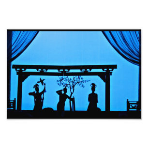 Xi'an Show-Silhouette Fotodruck