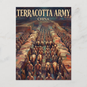 Xi'an Terrakottaarmee China Postkarte