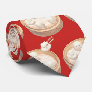 Xiao Long Bao Niedlich Illustration Krawatte