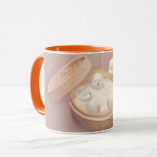 Xiao Long Bao Niedlich Illustration Tasse