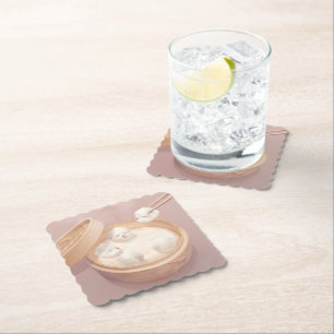 Xiao Long Bao Niedlich Illustration Untersetzer