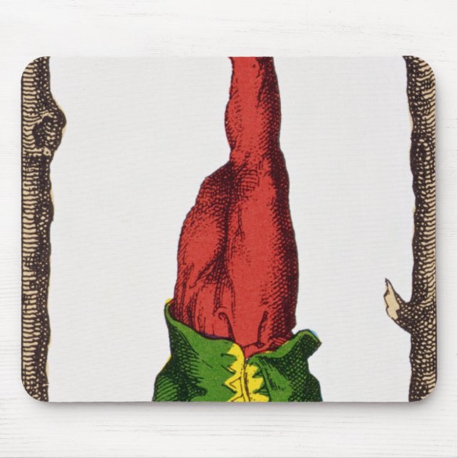 XII der gehangene Mann, Tarotkarte Mousepad (Vorne)
