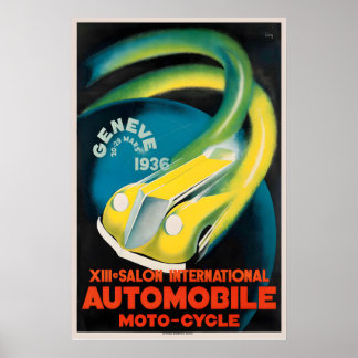 XIII. Internationale Automobil-Ausstellung Genf 19 Poster