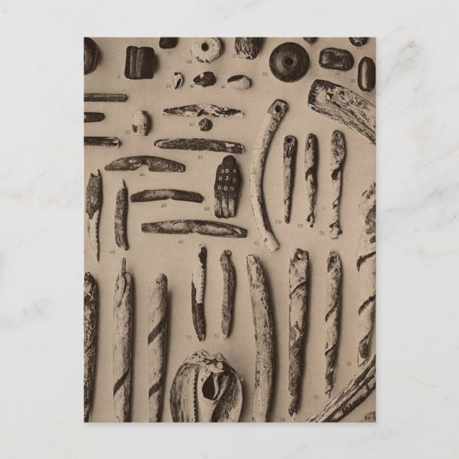 XIII Stein, Glasschmuck, also Kalifornien Postkarte (Vorderseite)