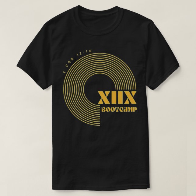 XIIX Bootcamp Race Track Retro Premium T-Shirt (Design vorne)