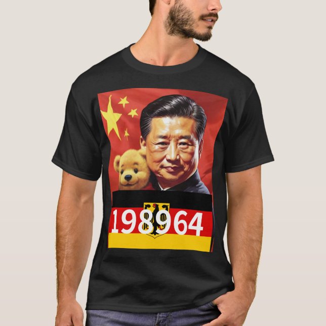 XIJINPING WINNIE POOH CHINA CCP 198964 DEUTSCHE FL T-Shirt (Vorderseite)