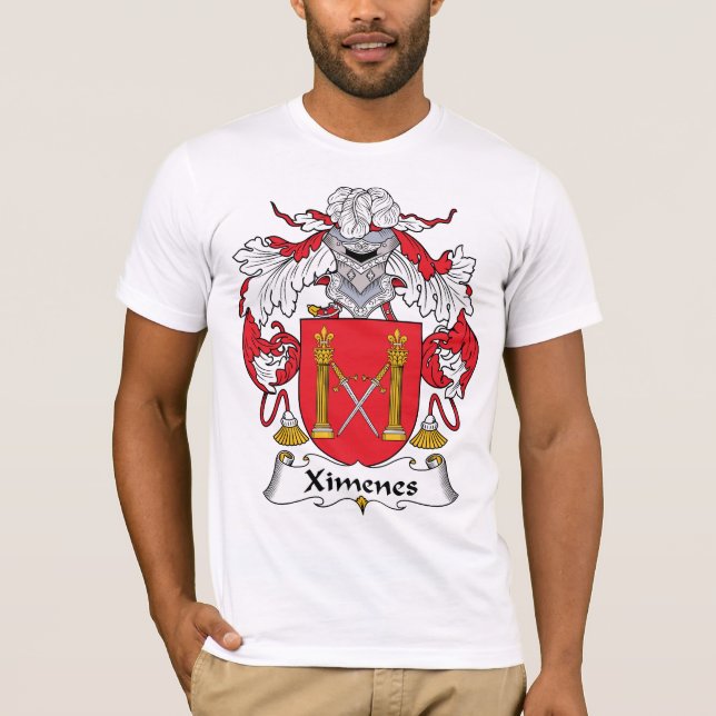 Ximenes Familienwappen T-Shirt (Vorderseite)