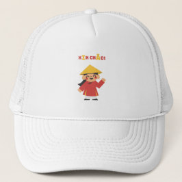 ""Xin Chào!" Vietnamese Hat - Culture Gift" Truckerkappe