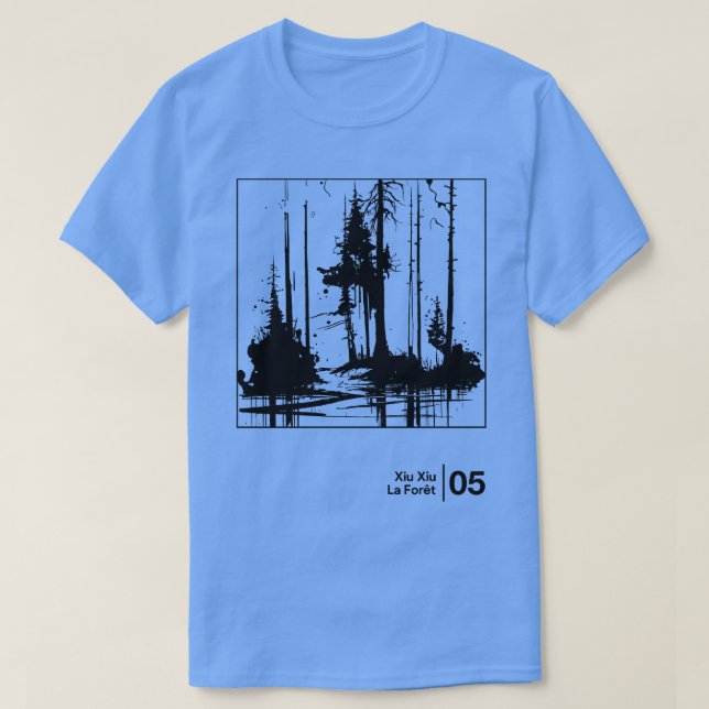 Xiu Xiu Minimalistisches Grafikdesign T-Shirt (Design vorne)