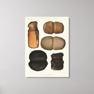 XIX Steinwerkzeuge, New Mexiko Leinwanddruck