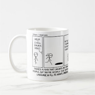 xkcd linguist Spaß - Georgetown OLE Kaffeetasse