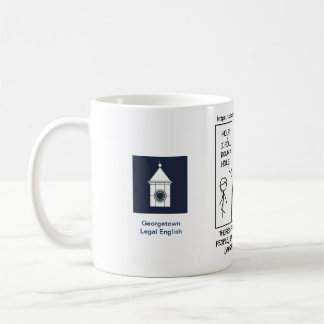 xkcd linguist Spaß - Georgetown OLE Kaffeetasse