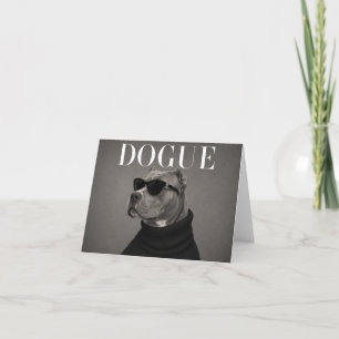 XL American Bully Luxus-Hunde-Dankeschön-Karte Dankeskarte