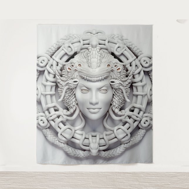 XL Classic Medusa Tapestry Wandteppich (Vorderseite)