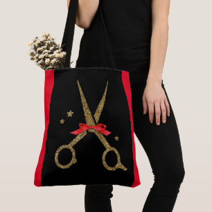 XL Golden Glitzer Scissance - Friseur Stylist