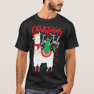 Xmas Alpaka Lama - Weihnachten im Juli T-Shirt