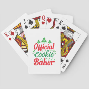 Xmas Art Offiziell Cookie Baker Spielkarten
