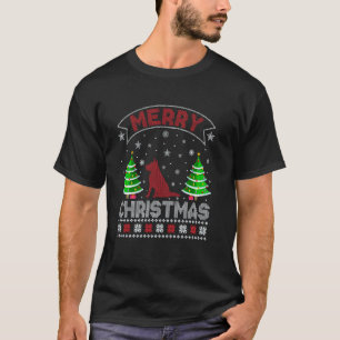 Xmas Baum Beleuchtung Australian Cattle Dog Hässli T-Shirt