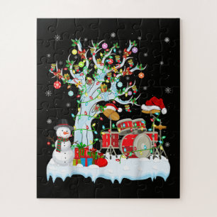 Xmas Baum Dekorationslichter Musikalische Trommel Puzzle