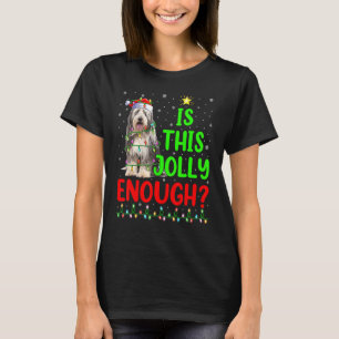 Xmas Baum Ist das fröhlich genug Bearded Collie Ch T-Shirt