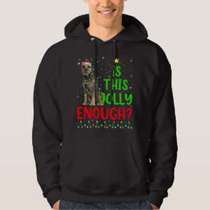 Xmas-Baum ist dieser Border Terrier Weihnachten fr Hoodie