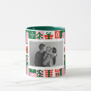 Xmas Bäume Farbiges Weihnachten Weihnachten Tasse