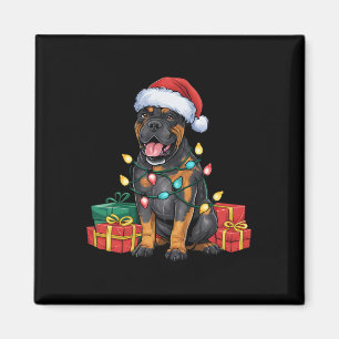 Xmas-Beleuchtung Santa-Hut Cane Corso Hund Weihnac Magnet