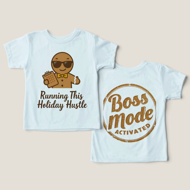 XMAS Bella+Canvas Toddlers & Baby T‑Shirt (Design Vorderseite & Rückseite)