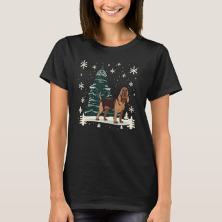 Xmas Bloodhound Weihnachten Weihnachten Bloodhound T-Shirt