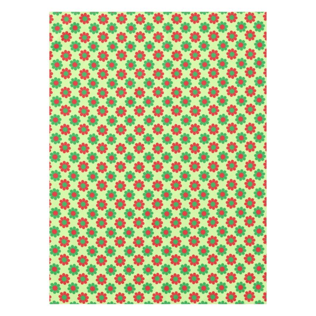 Xmas Blume Power Tischdecke (Vorderseite)