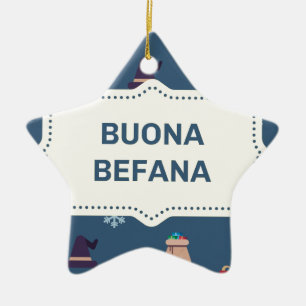 xmas buona Befana Keramikornament