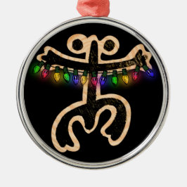 Xmas Coqui Taino Ornament Aus Metall