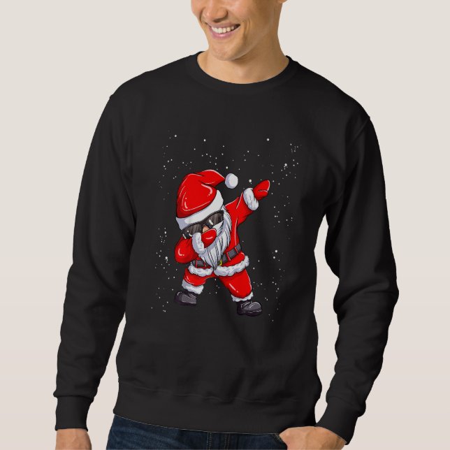 Xmas Dab Dance Dabbing Santa Claus Christmas Boys  Sweatshirt (Vorderseite)