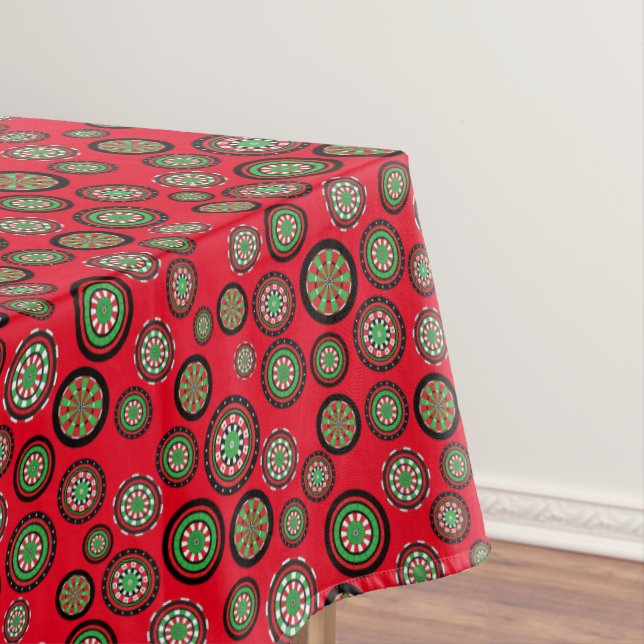 Xmas Dartboard Tischdecke (Beispiel)