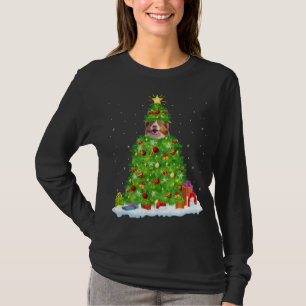Xmas Decoration Santa Australian Shepherd Dog Chri T-Shirt