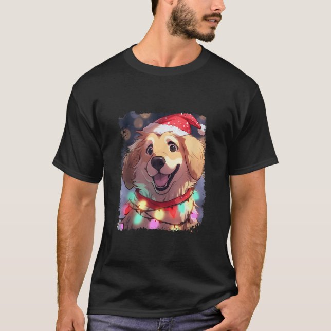 Xmas Dog Golden Retriever Christmas Tank Top (Vorderseite)