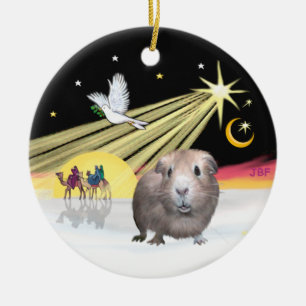 Xmas Dove - Guinea Pig #2 Keramik Ornament