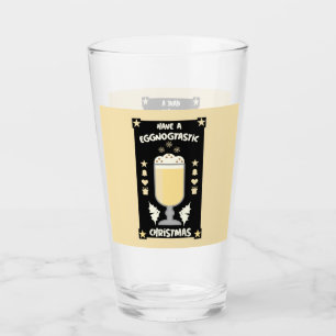 xmas eggnog punch glass glas