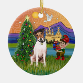 Xmas Fantasy - Jack Russell Terrier Keramikornament