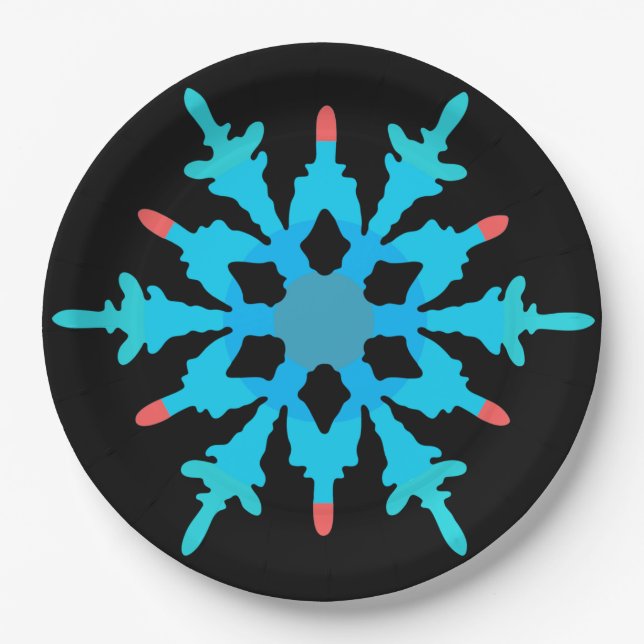 Xmas Fest Dinner Plate Pappteller (Vorderseite)