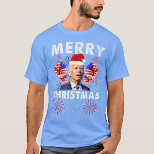 Xmas frohe Weihnachten verwirrte Funny Happy 4. J T-Shirt