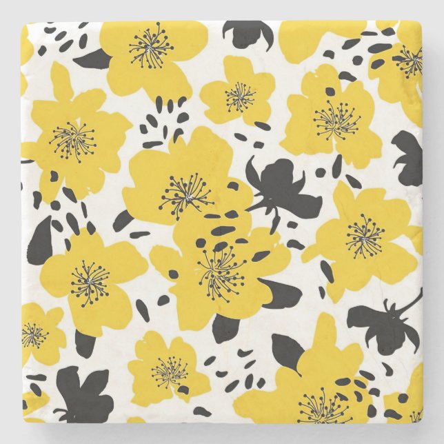 Xmas Geschenk Abstrakt nahtlos mit Abgeschiedenen  Steinuntersetzer (Vorderseite)