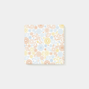 Xmas Geschenk Abstrakte Blume auf Weiß Post-it Klebezettel