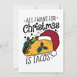 Xmas Geschenk Alles, was ich zu Weihnachten Gewoll Einladung