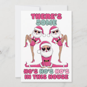 Xmas Geschenk an Ho Ho Feiertagskarte