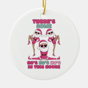 Xmas Geschenk an Ho Ho Keramik Ornament