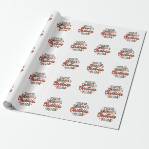 Xmas Geschenk dick Oberschenkel und Weihnachtsmänn Geschenkpapier